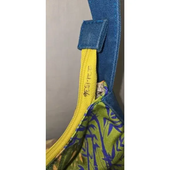 Guy Harvey Purse Parrot Tropical Bird Floral Colorful Bag Adjustable Sholder - Picture 7 of 14